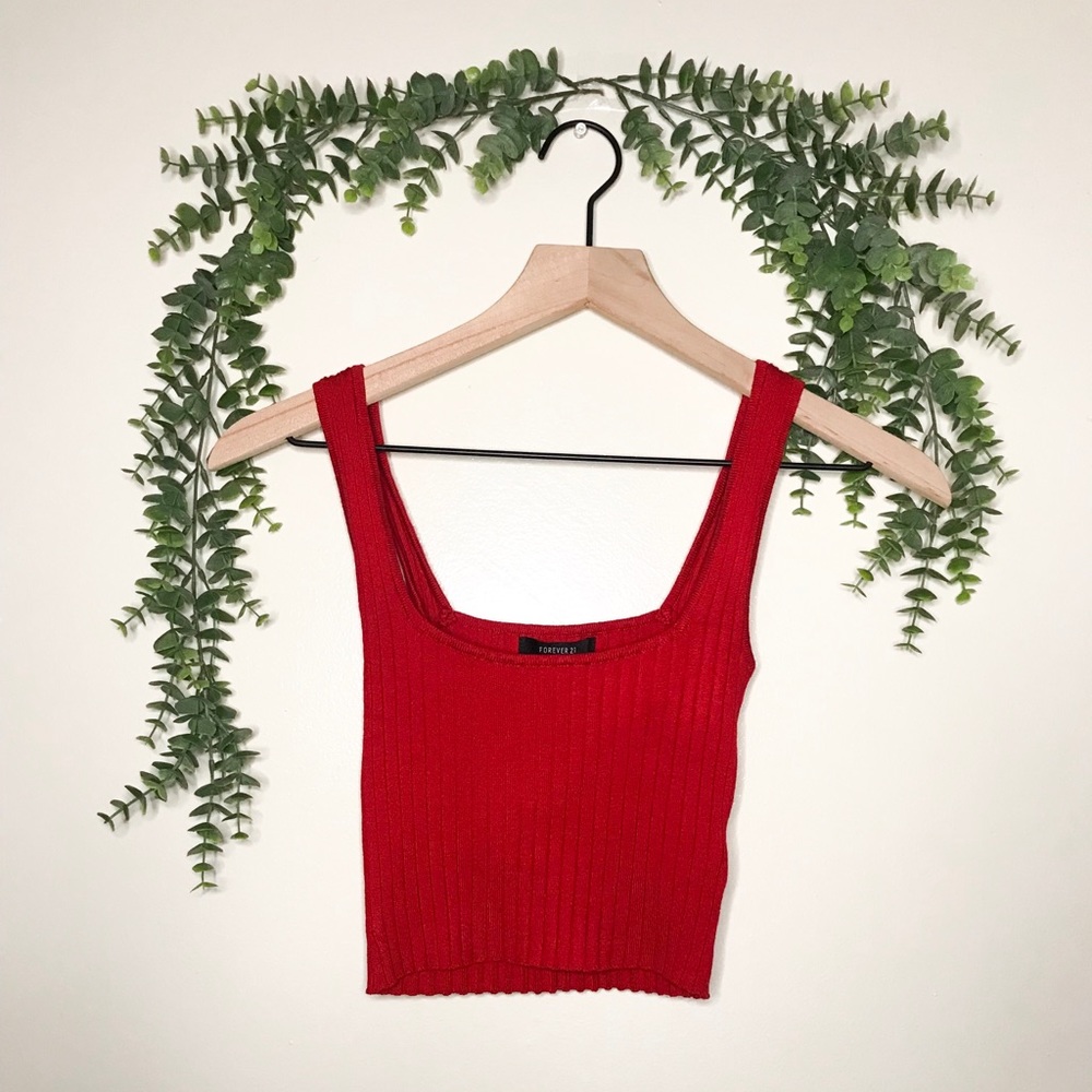 Red Crop Top Forever 21